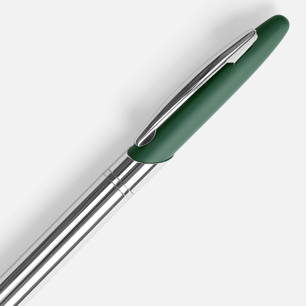 Ручка шариковая Dagger Soft Touch, зеленая-2