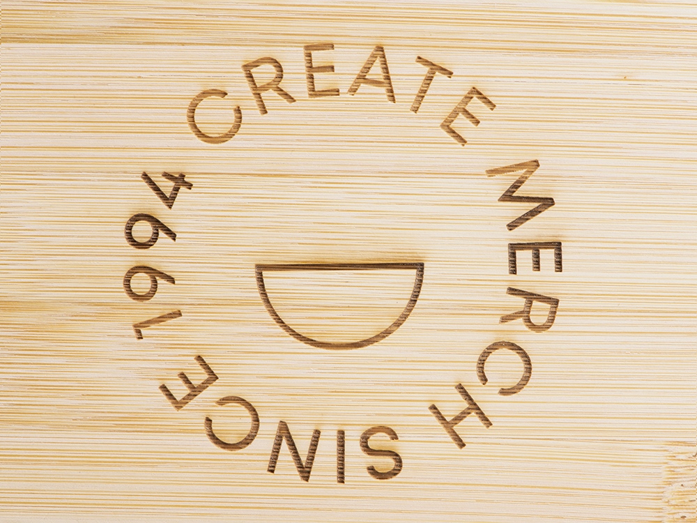 Ланчбокс Lunch с крышкой, бежевый (гравировка)-2