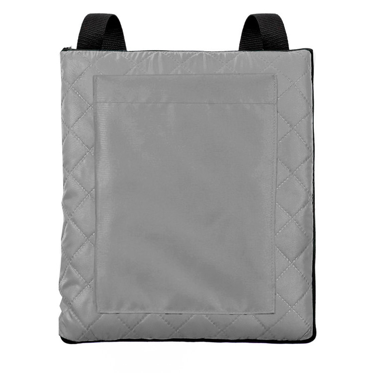 Плед для пикника "Rest"; серый; 115 х 140 см; двухсторонний материал флис 150 гр/м2+оксфорд  210 T, серый-3