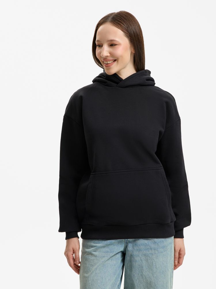 Худи унисекс оверсайз Daylero, черное-3