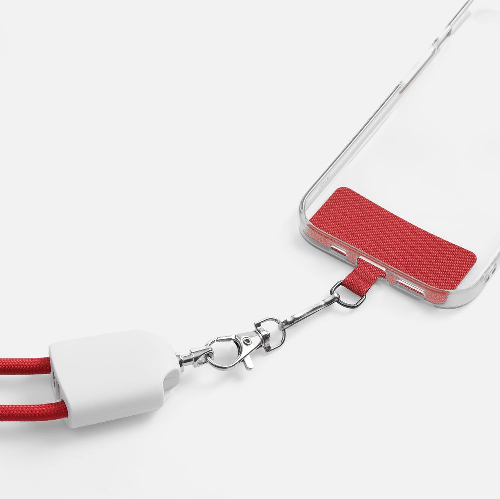 Кабель-ланьярд energyFlex Pro, красный-4