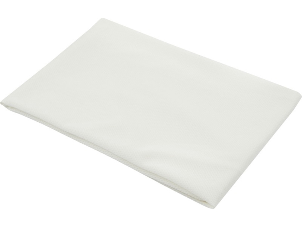 Lucas спортивное полотенце из переработанного полиэстера 50х100 см - Белый-3