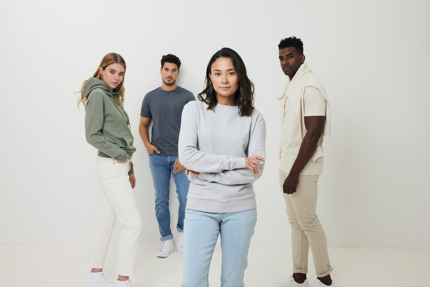 Футболка Iqoniq Manuel из переработанного неокрашенного хлопка, унисекс, 180 г/м²-9