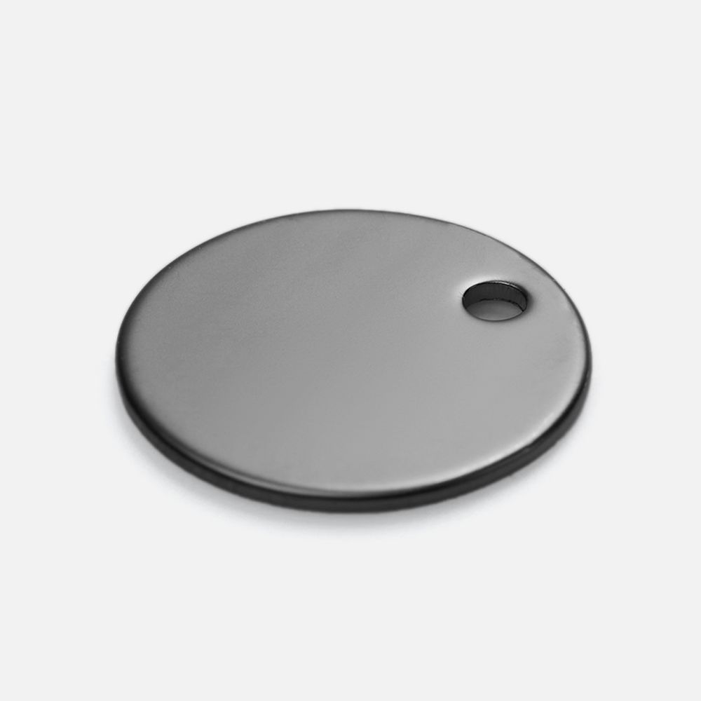 Шильдик металлический Alfa Sirkel, серый металлик-1