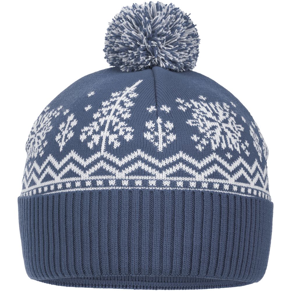 Шапка Elnik, серая с молочно-белым-2