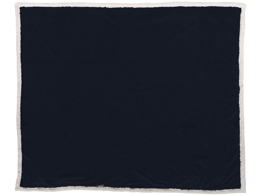 Плед Lauren, темно-синий/белый-2