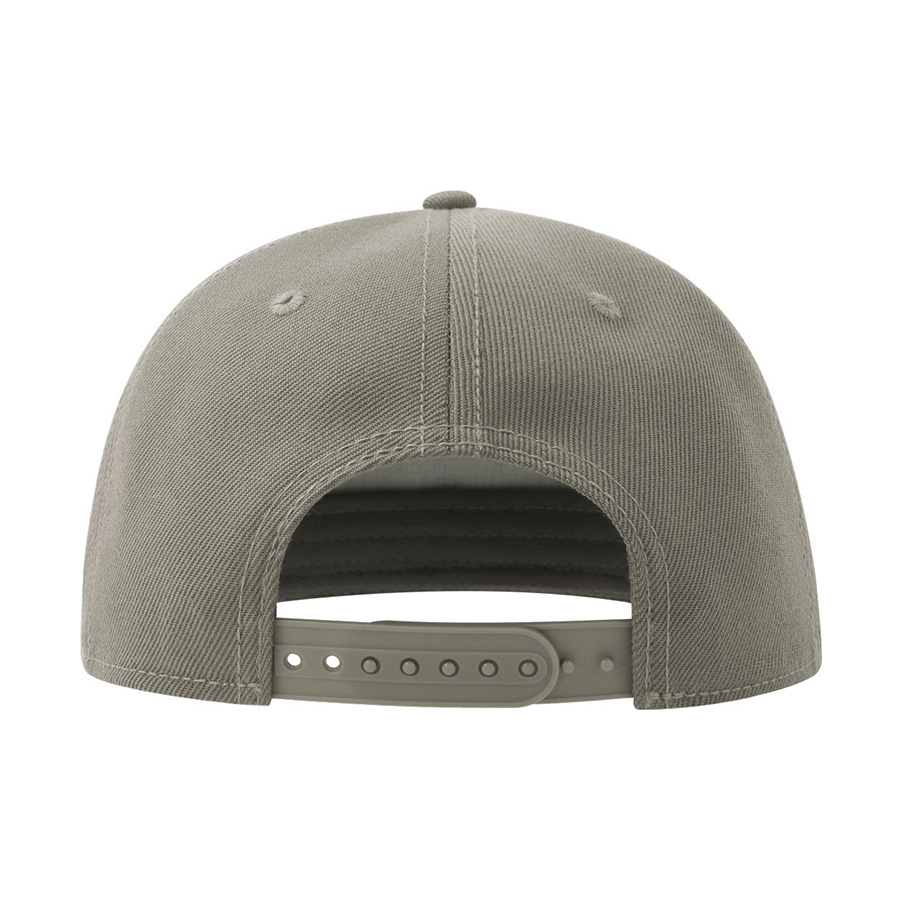 Бейсболка SNAP FIVE-S, 5 клиньев, пластиковая застежка, серый-1