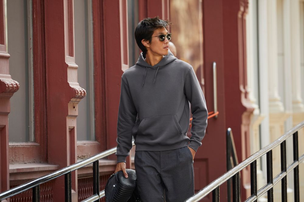 Толстовка Hooded, фиолетовая-2