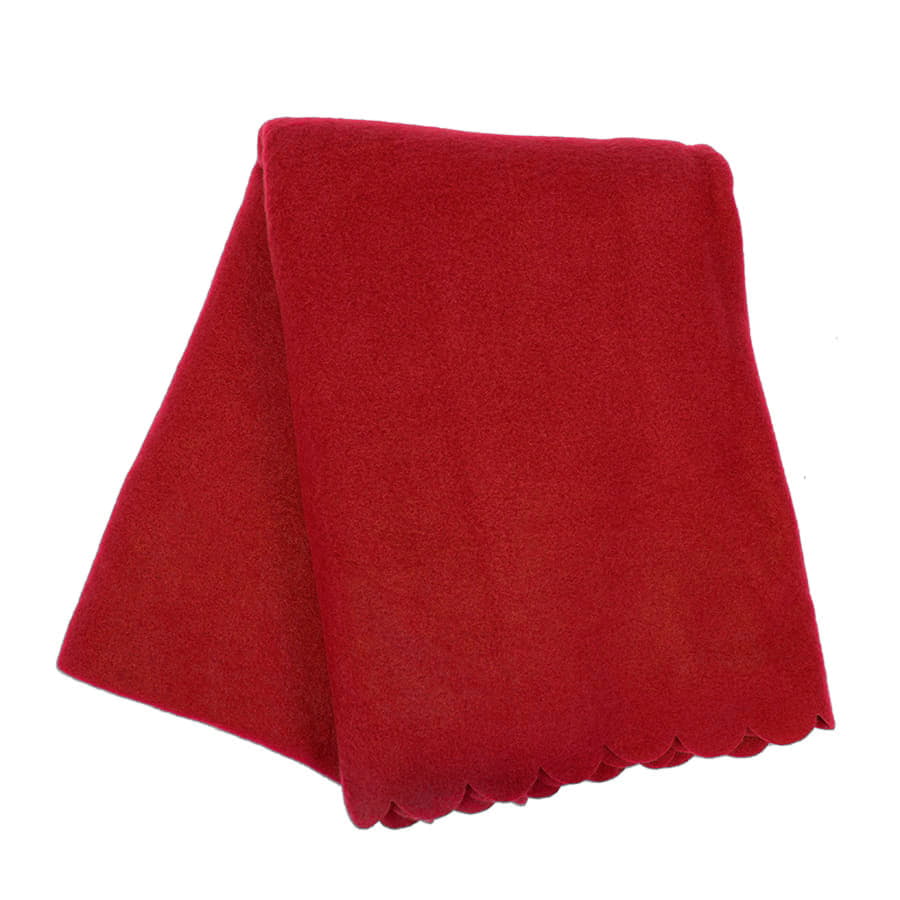 Плед PLAIN, 100х140 см,  флис 150 гр/м2;  100% полиэстер, красный-1