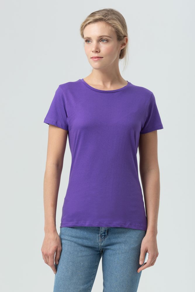 Футболка женская Miss 150, темно-фиолетовая-4