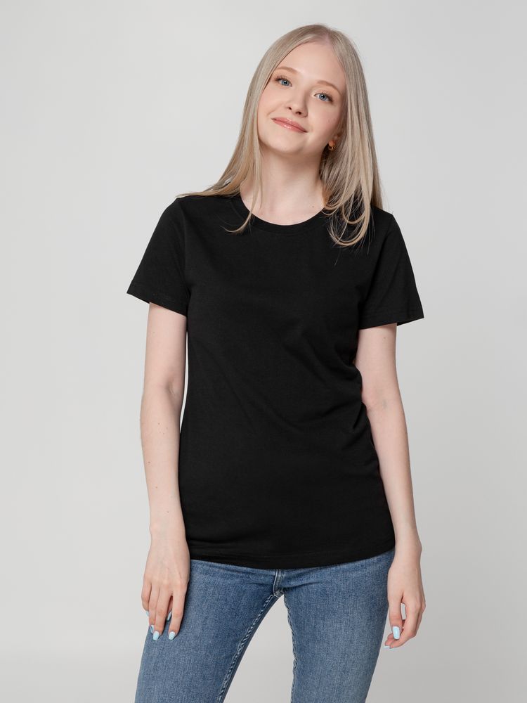 Футболка женская T-bolka Lady, черная-4