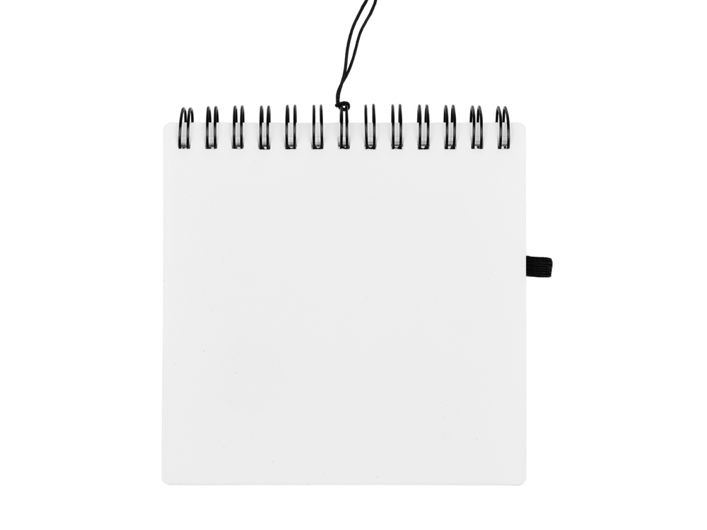 Блокнот А6 Журналист с ручкой, белый-2