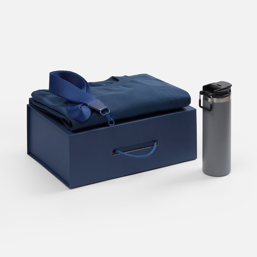 Коробка складная New Case Fold, темно-синяя-4