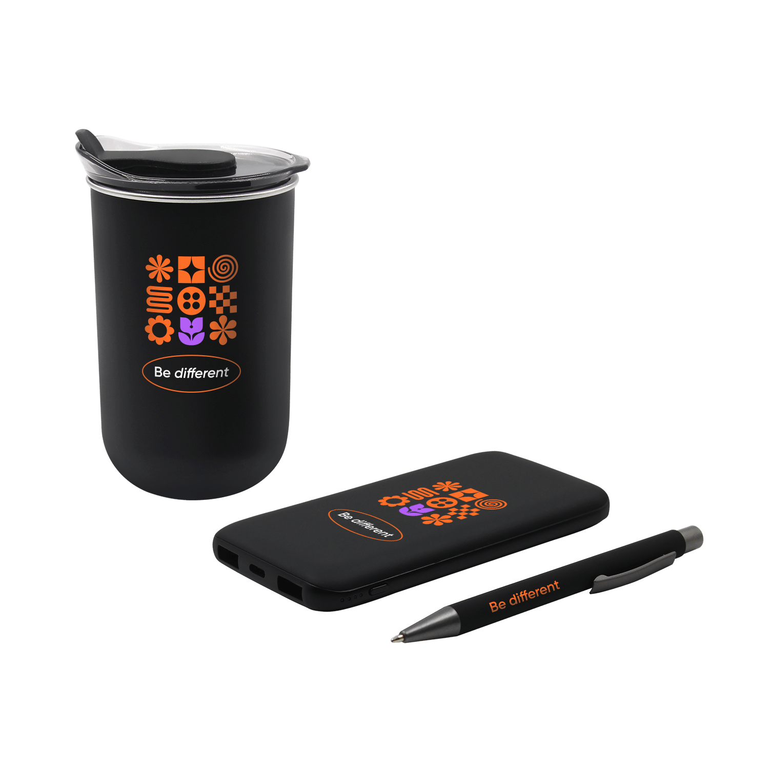 Набор Trend 10000 (бежевый с чёрным)-3