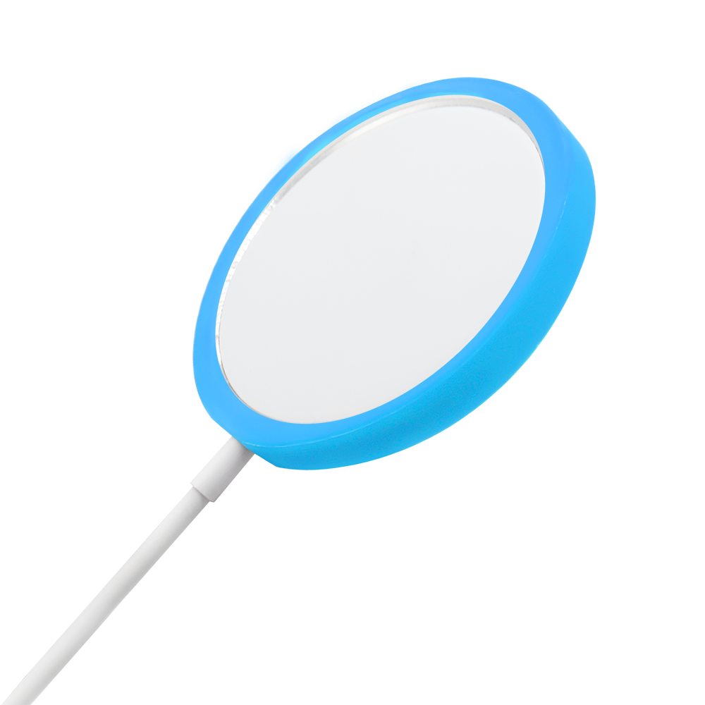 Беспроводное магнитное зарядное устройство Fomax 15W To Go, Белый/Голубой-0