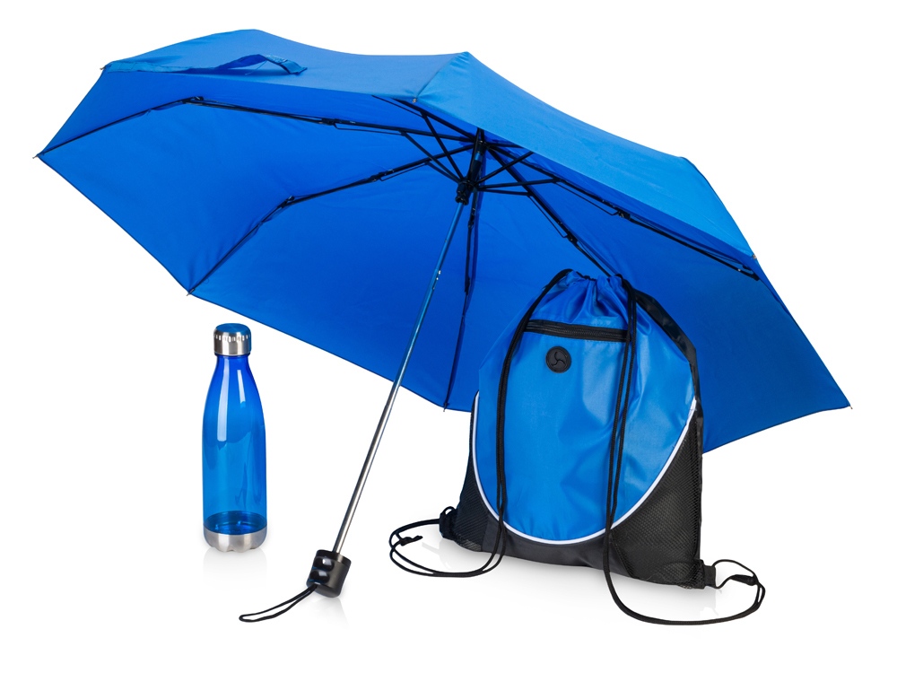Набор Walk с бутылкой для воды и зонтом-0