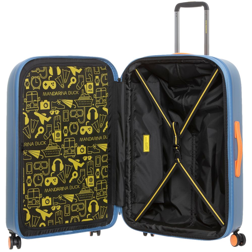 Чемодан Logoduck L, джинсовый-4