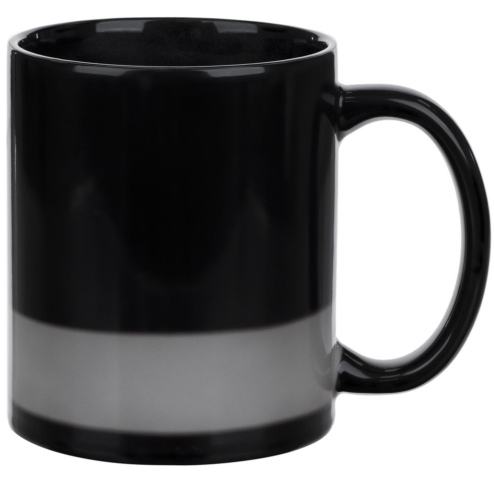 Кружка-хамелеон On Display, глянцевая, черная-2