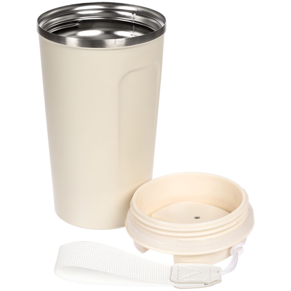 Смарт-стакан с заменяемой батареей tellMug, ver.2, молочно-белый-1