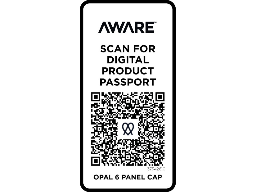 Opal с 6 панелями Aware™ кепка из переработанных материалов - Зеленый-3