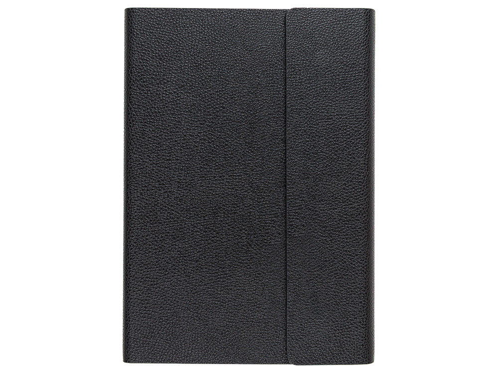 Ежедневник недатированный с магнитным клапаном А5 Venezia, черный-1