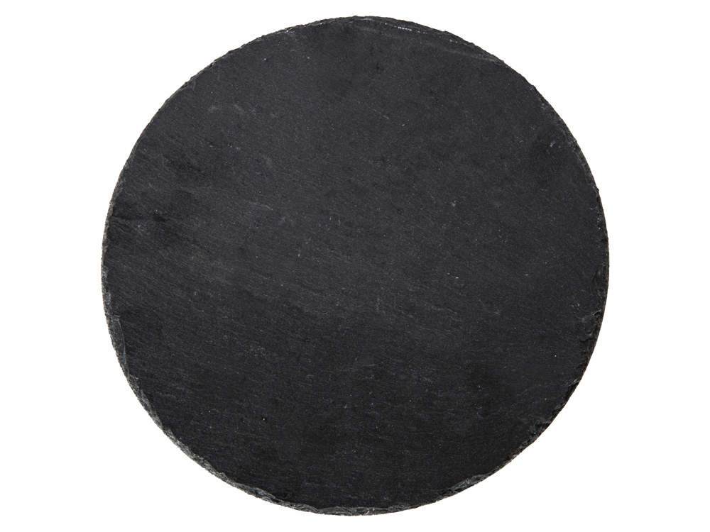 Круглая доска Moon для закусок, сланцевая 25 см-4