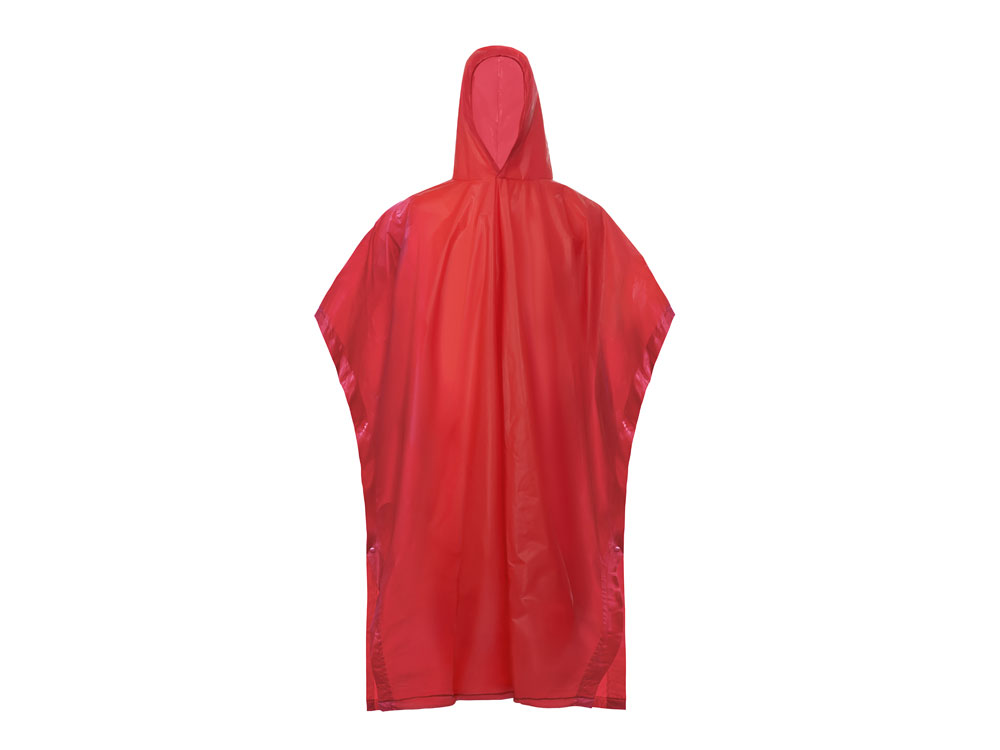 Пончо Hawaii c чехлом унисекс, красный-7