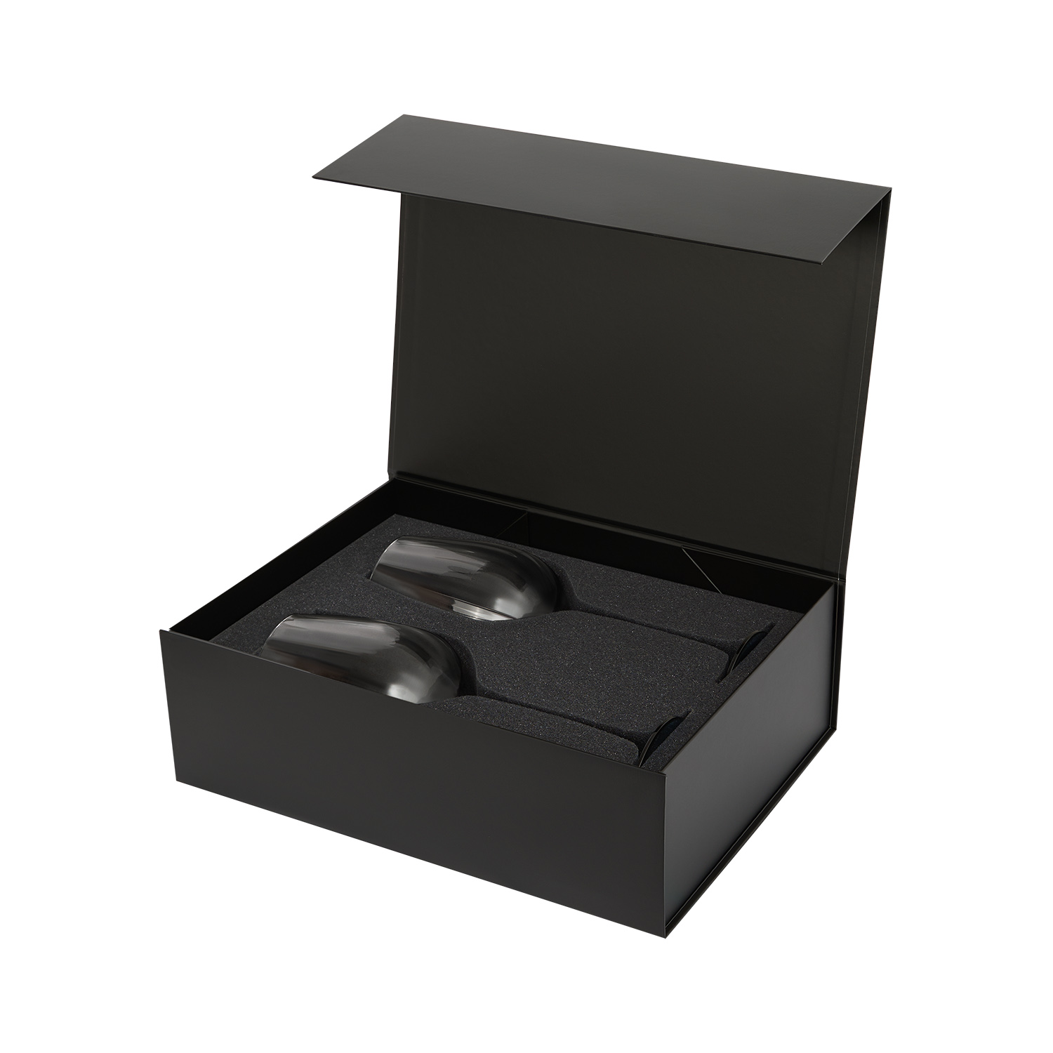 Подарочный набор 2 бокала для вина Бланш (Blanche) в черной коробке-2