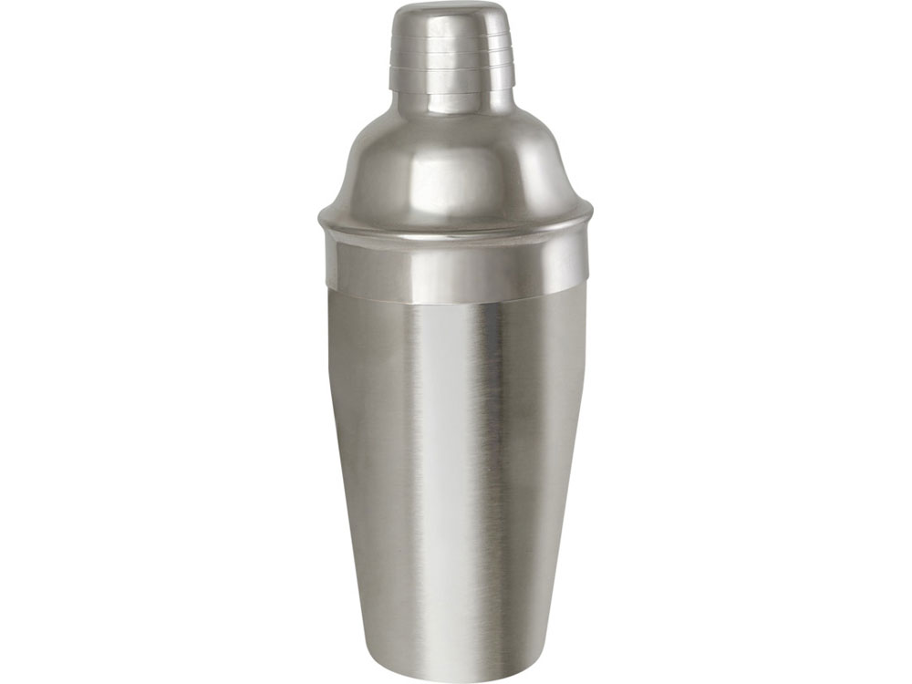 Шейкер для коктейлей Gaudie из переработанной нержавеющей стали, серебристый-1