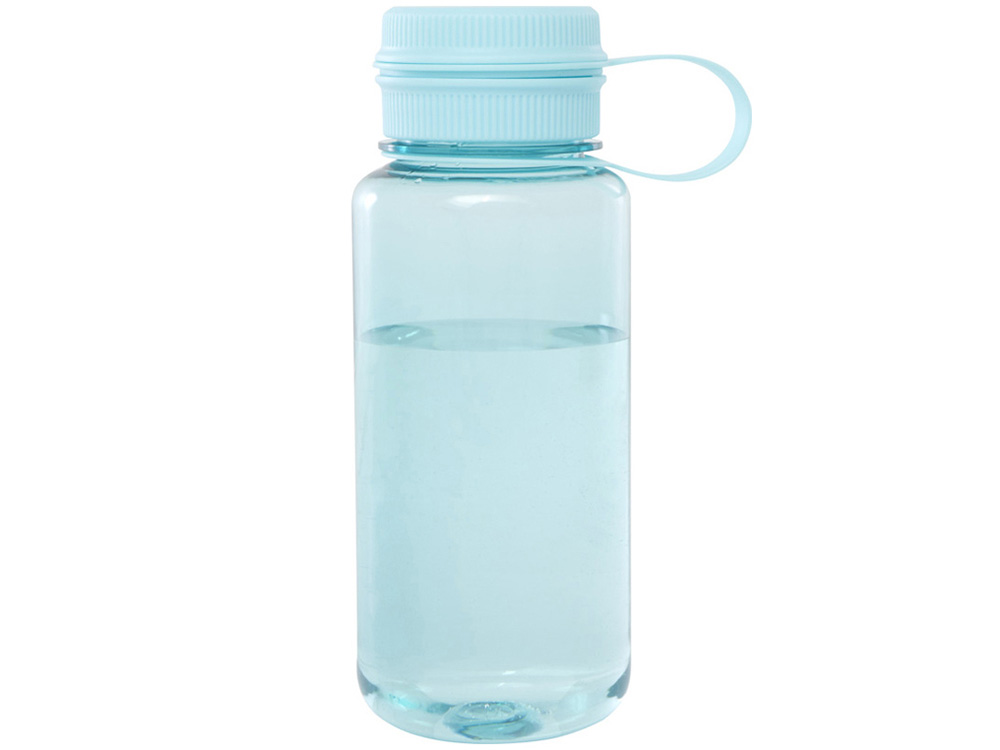 Спортивная бутылка Ryder из переработанного ПЭТ-пластика объемом 900 мл с многофункциональной крышкой, сертифицированная RCS - Бирюзовый-1