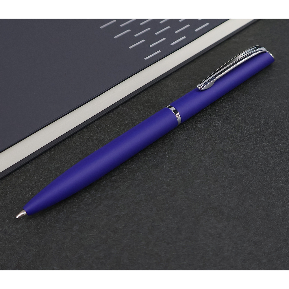 Ручка металлическая Miura, Темно-синий-2