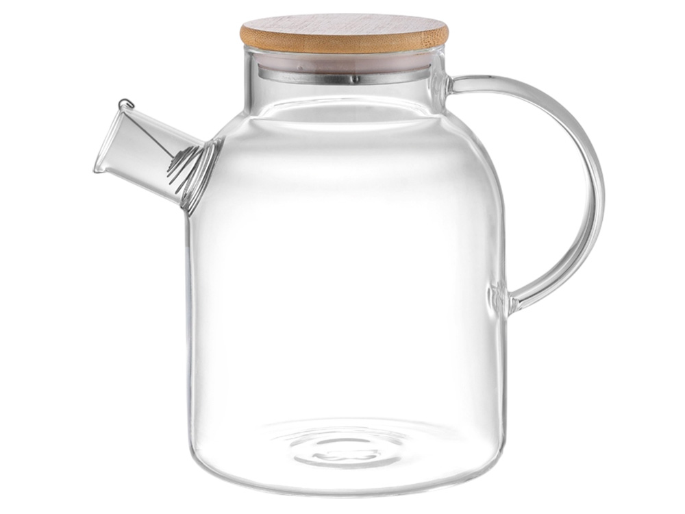 Стеклянный чайник с бамбуковой крышкой Sencha M-1