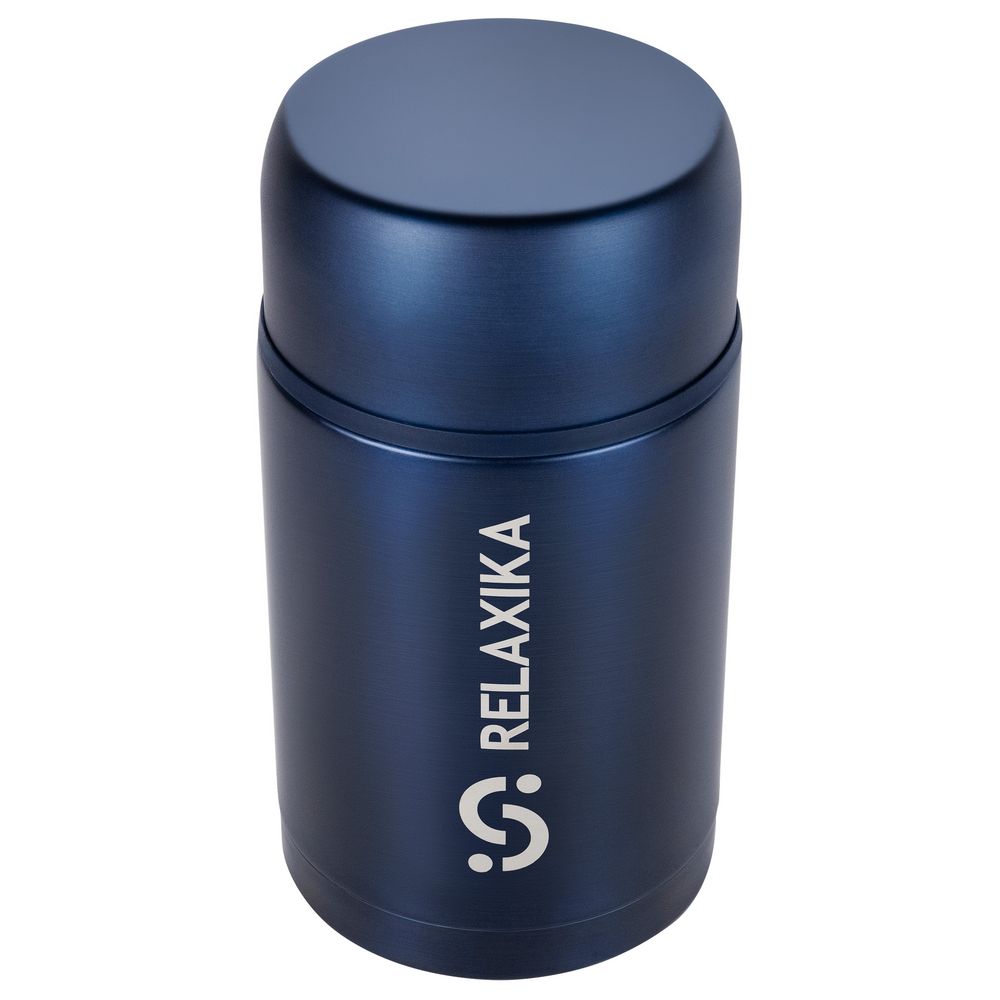 Термос для еды Relaxika 1000, темно-синий-2