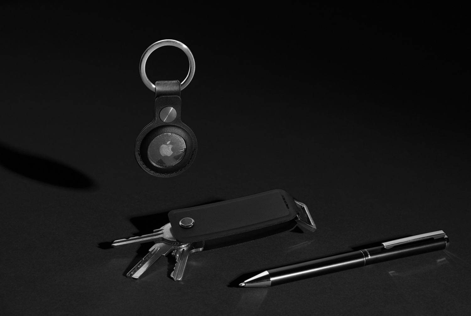 Чехол для ключей с ручкой в комплекте Swiss Peak Tula из переработанного полиуретана RCS-10