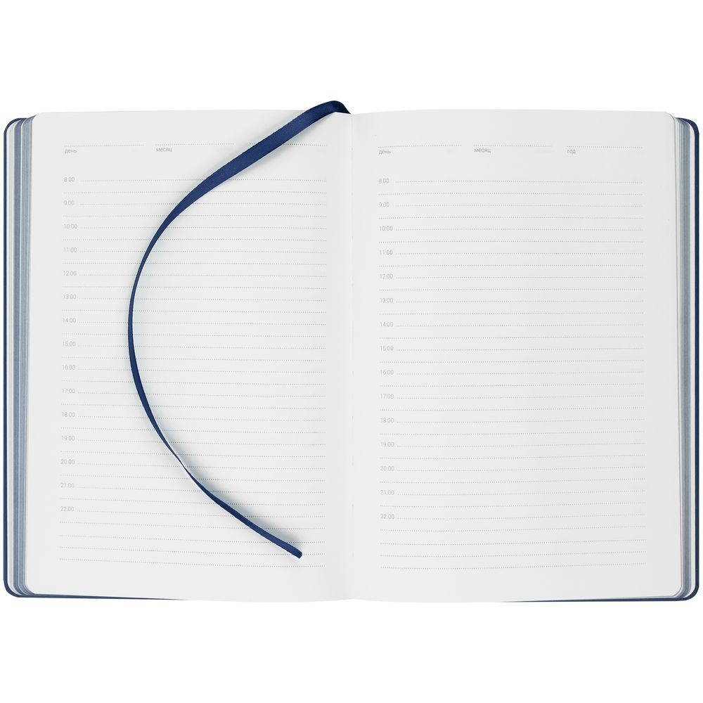 Ежедневник New Factor Metal, темно-синий-3