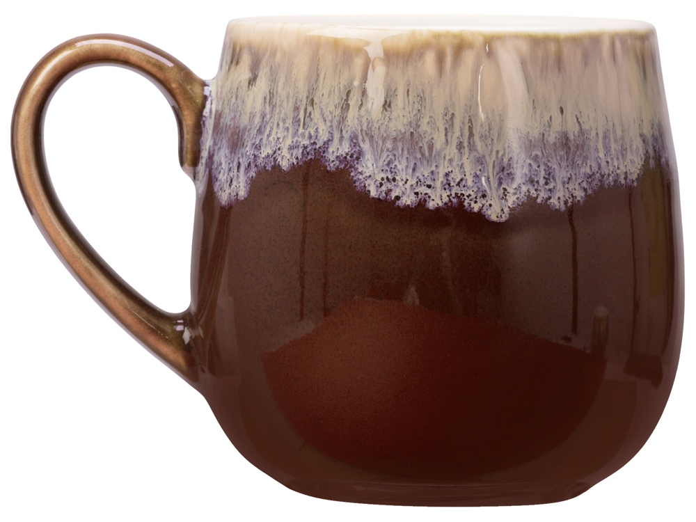 Кружка с вулканическим эффектом по краю Etna, 440 мл, бургунди-2