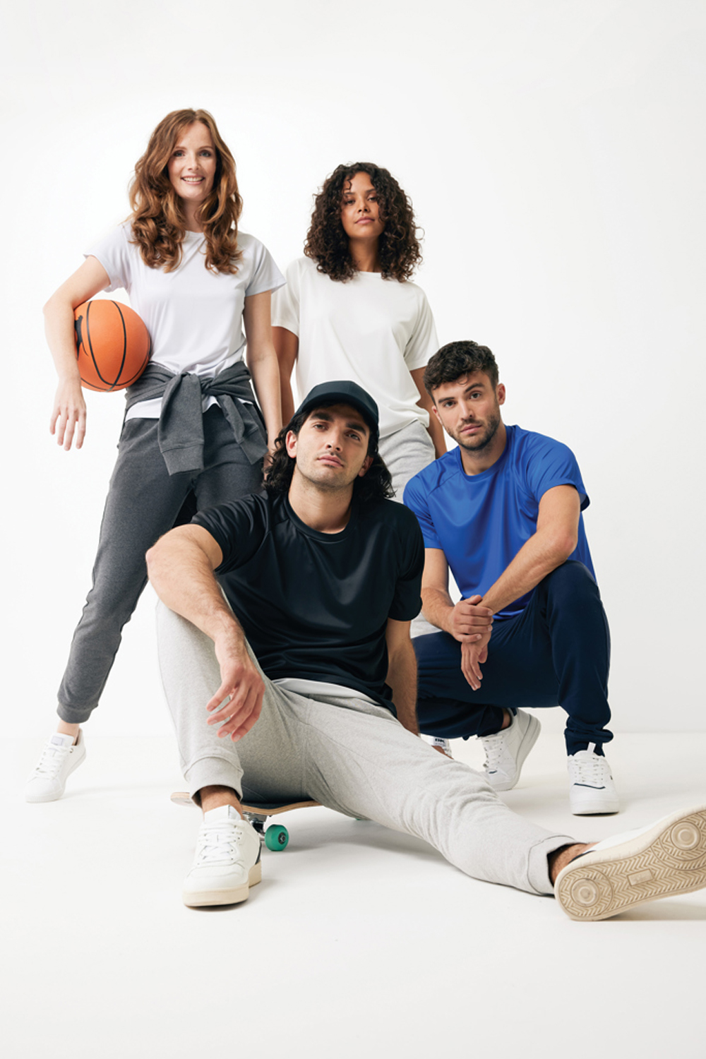 Спортивная футболка Iqoniq Tikal из переработанного полиэстера AWARE™, унисекс, 150 г/м²-3