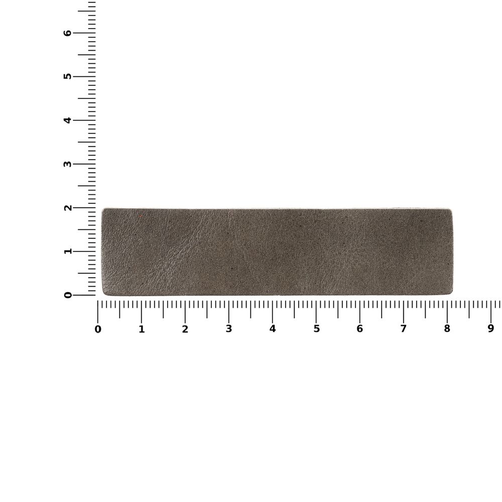 Лейбл кожаный Pasek, S, серый-1