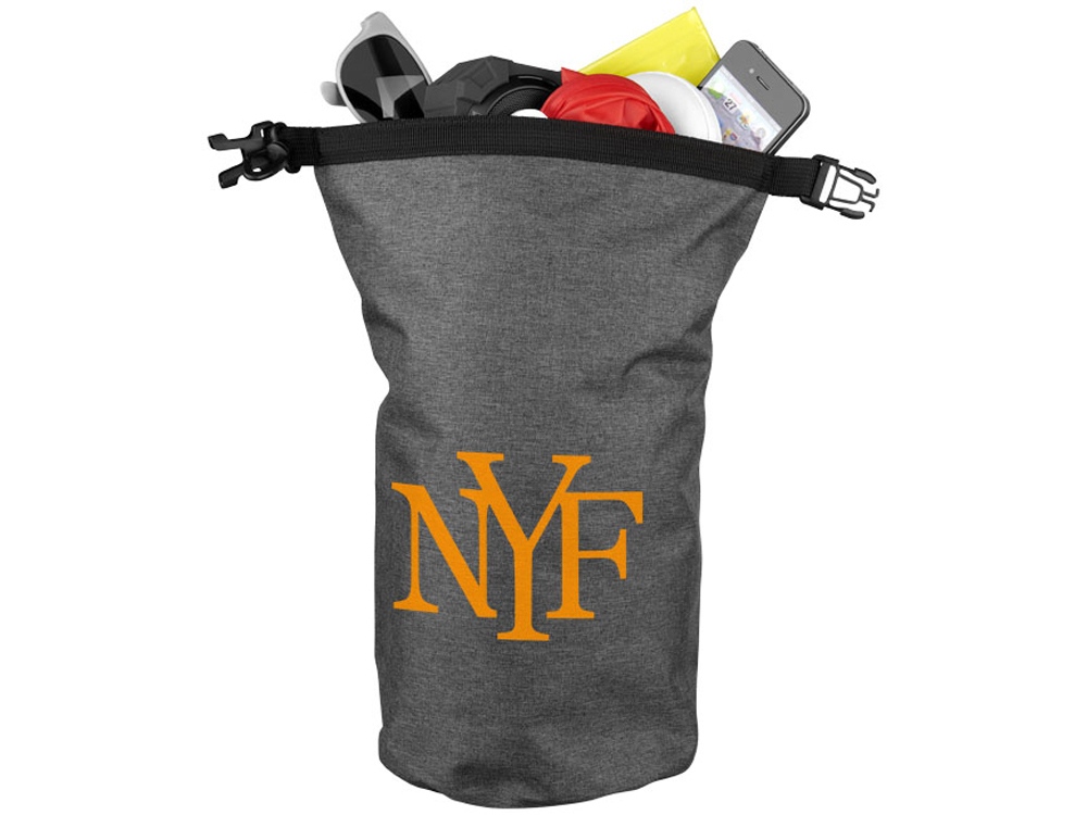 Туристический 5-литровый водонепроницаемый мешок, темно-серый-4