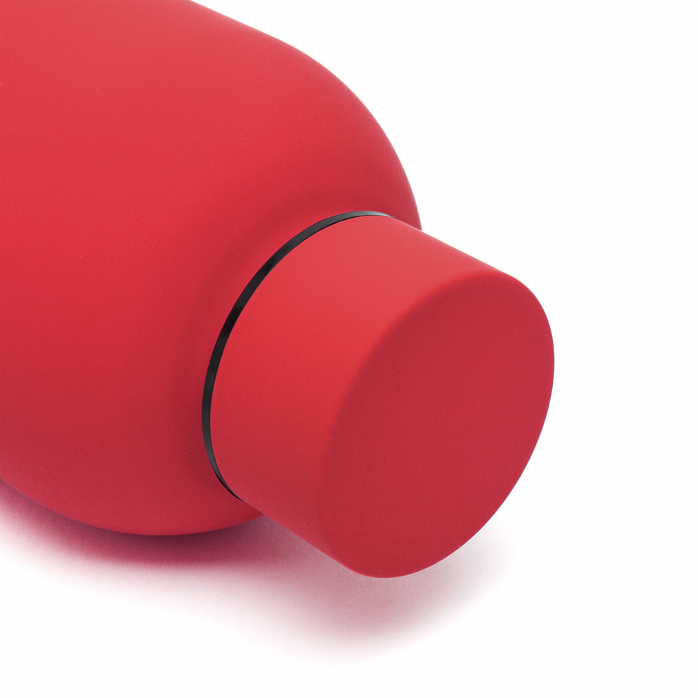 Термобутылка Perfecto софт-тач, Красный-2