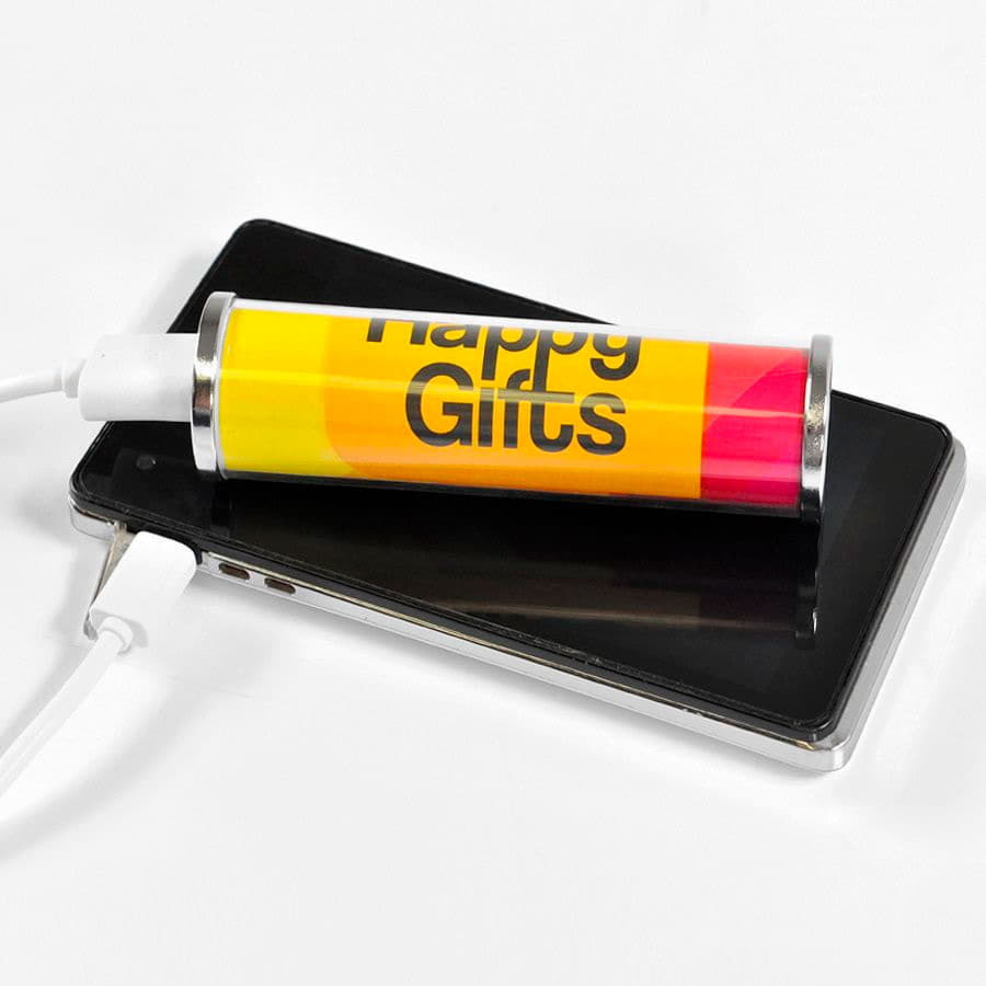 Универсальное зарядное устройство "RollUp" (2200mAh), белый-3