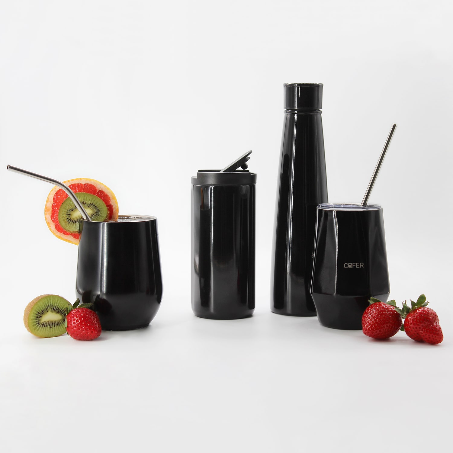 Термобутылка для напитков N-shape (черный)-6