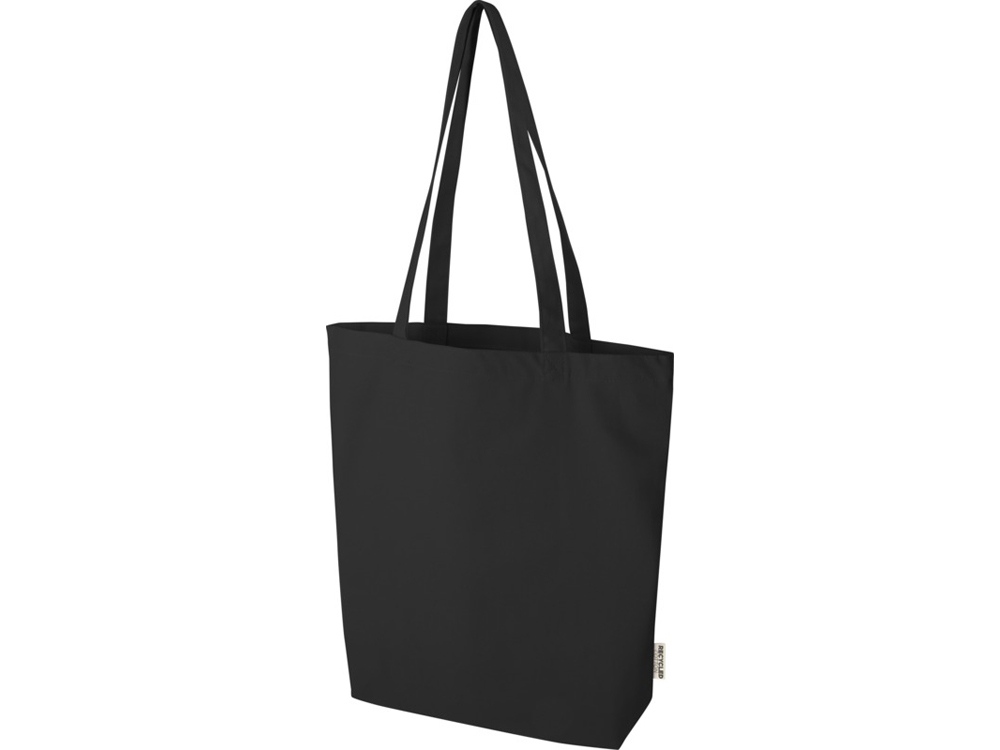 Florida эко-сумка плотностью 270 г/м² - сплошной черный-0