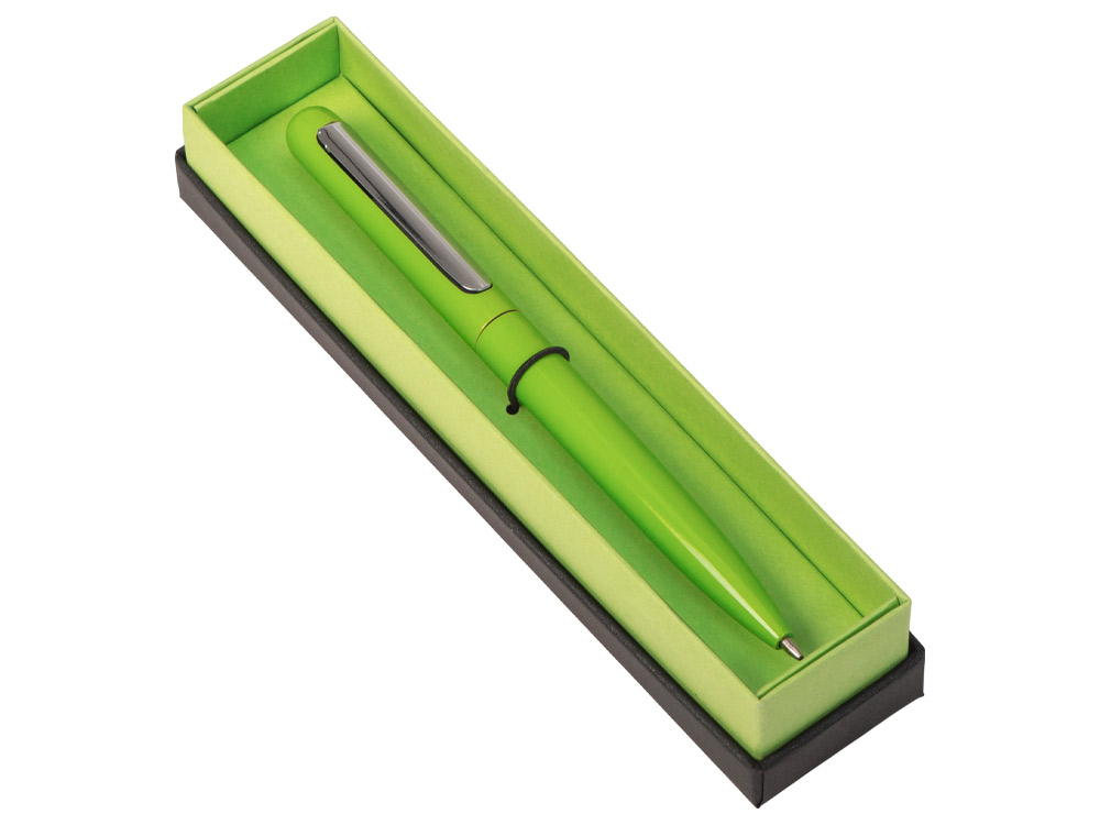 Ручка в футляре Blooming Skate, зеленое яблоко-1