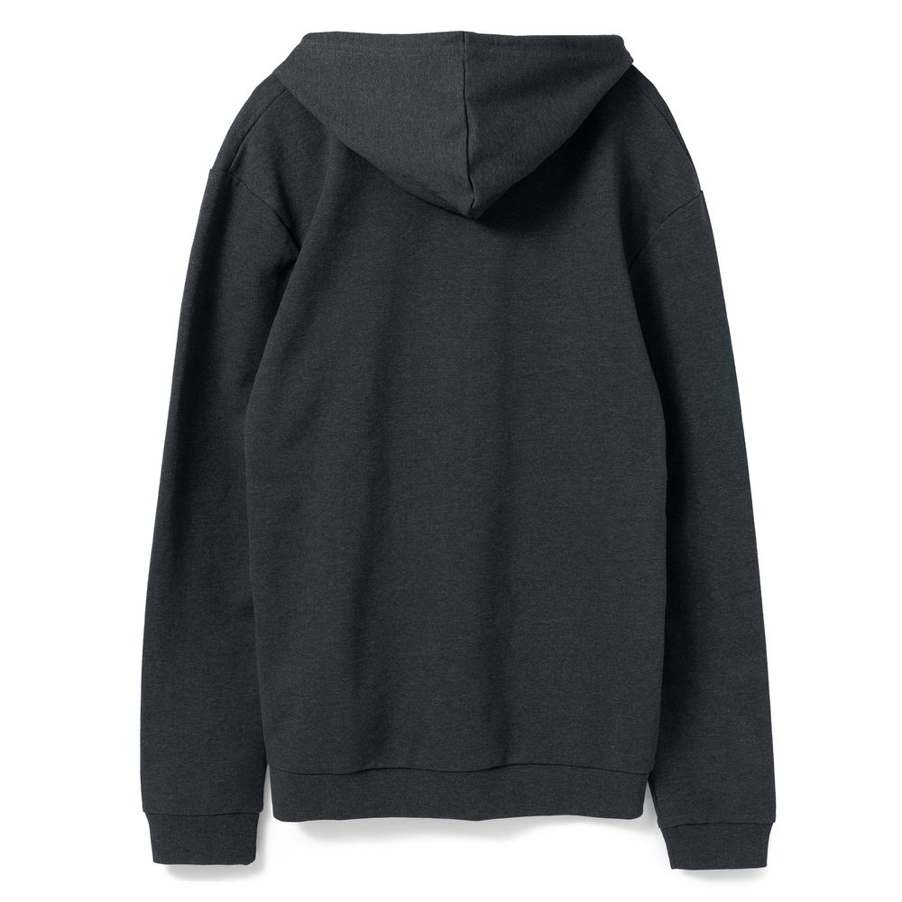 Толстовка с капюшоном унисекс Hoodie, темно-серая-1