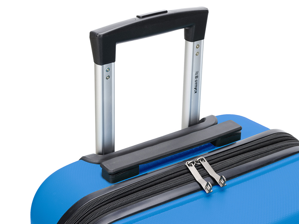 Чемодан TORBER В Отпуск, ярко-синий, полипропилен, 55 х 36 х 21,5 см, 37 л-3