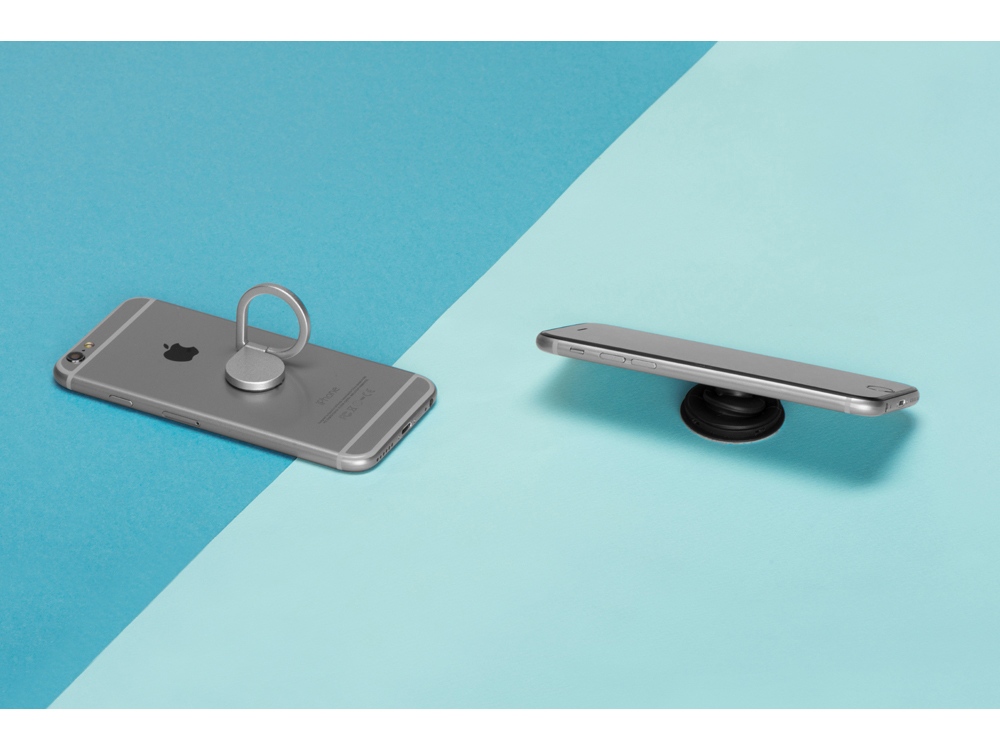 Держатель для телефона металлический Spot, серебристый-7