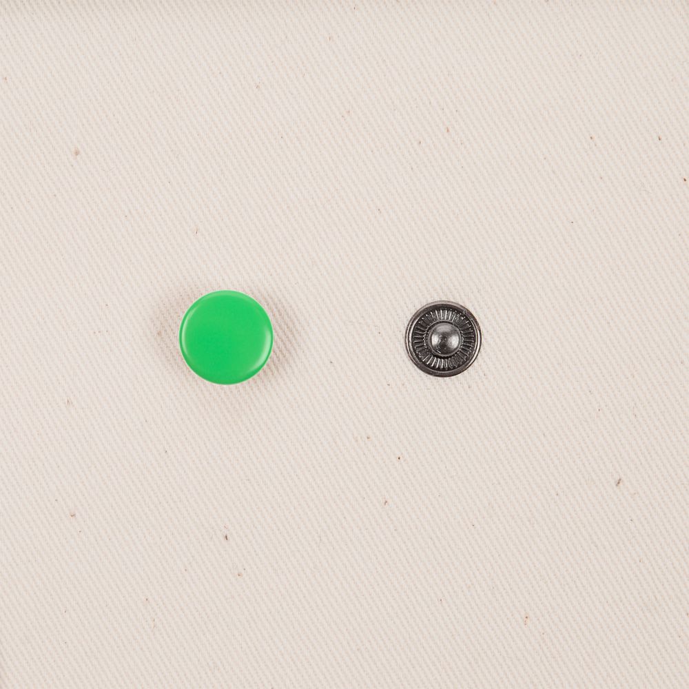 Кнопка Clavis, M, зеленый неон-3