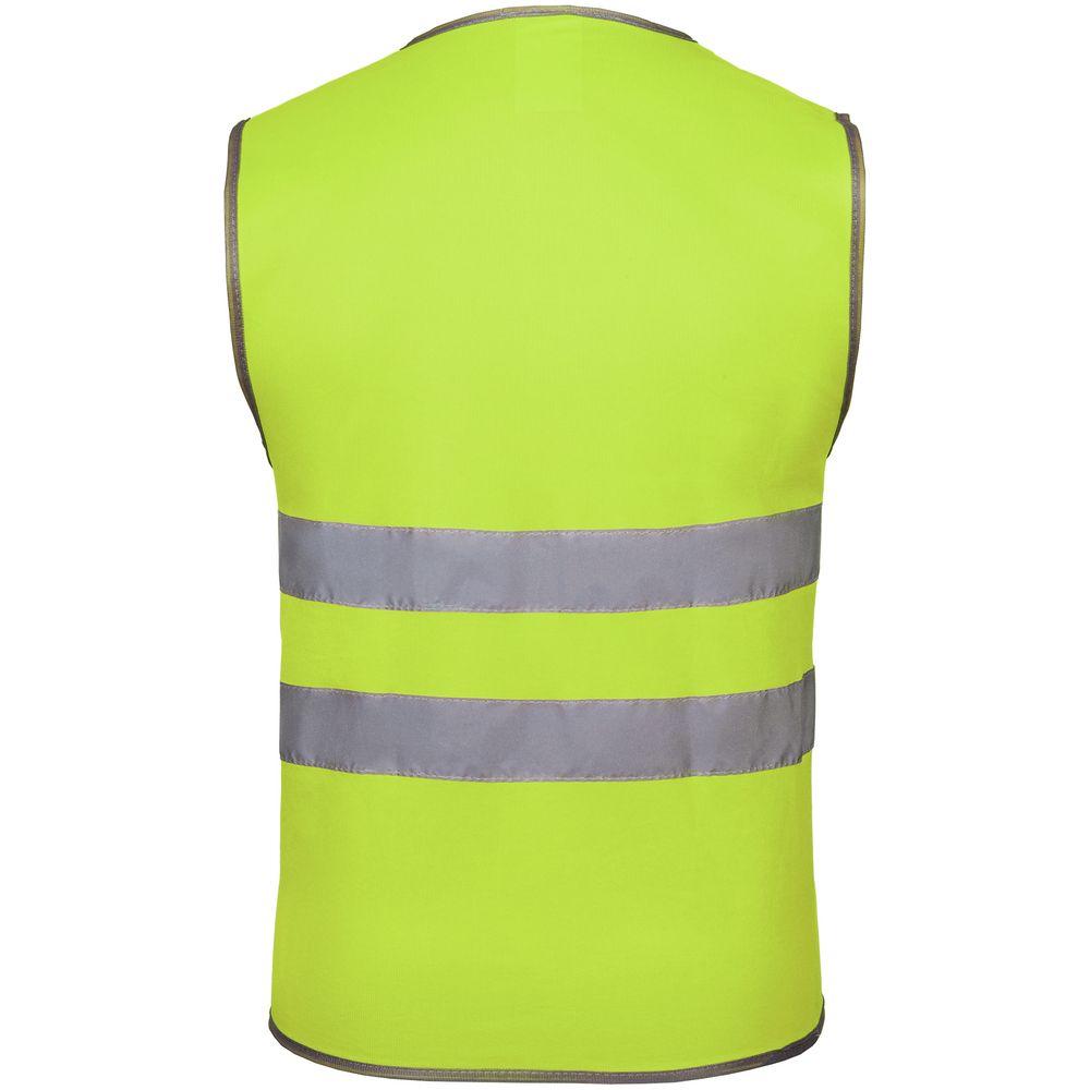 Сигнальный жилет СО-1 ТР, желтый флуоресцентный-3