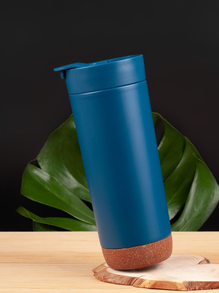 Термостакан Steady, синий-3